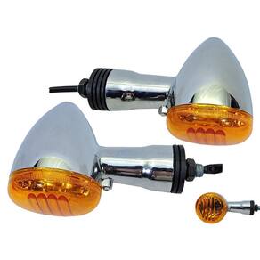 Par Piscas Dianteiro Laranja Suzuki Intruder 125 2002 A 2016