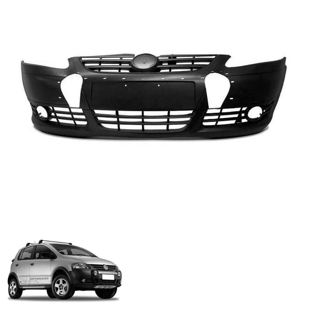 Parachoque Dianteiro Crossfox 2008 a 2010 Preto Texturizado