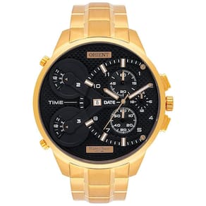 Relógio Orient Xl Masculino Cronógrafo Mgsst003 Dourado