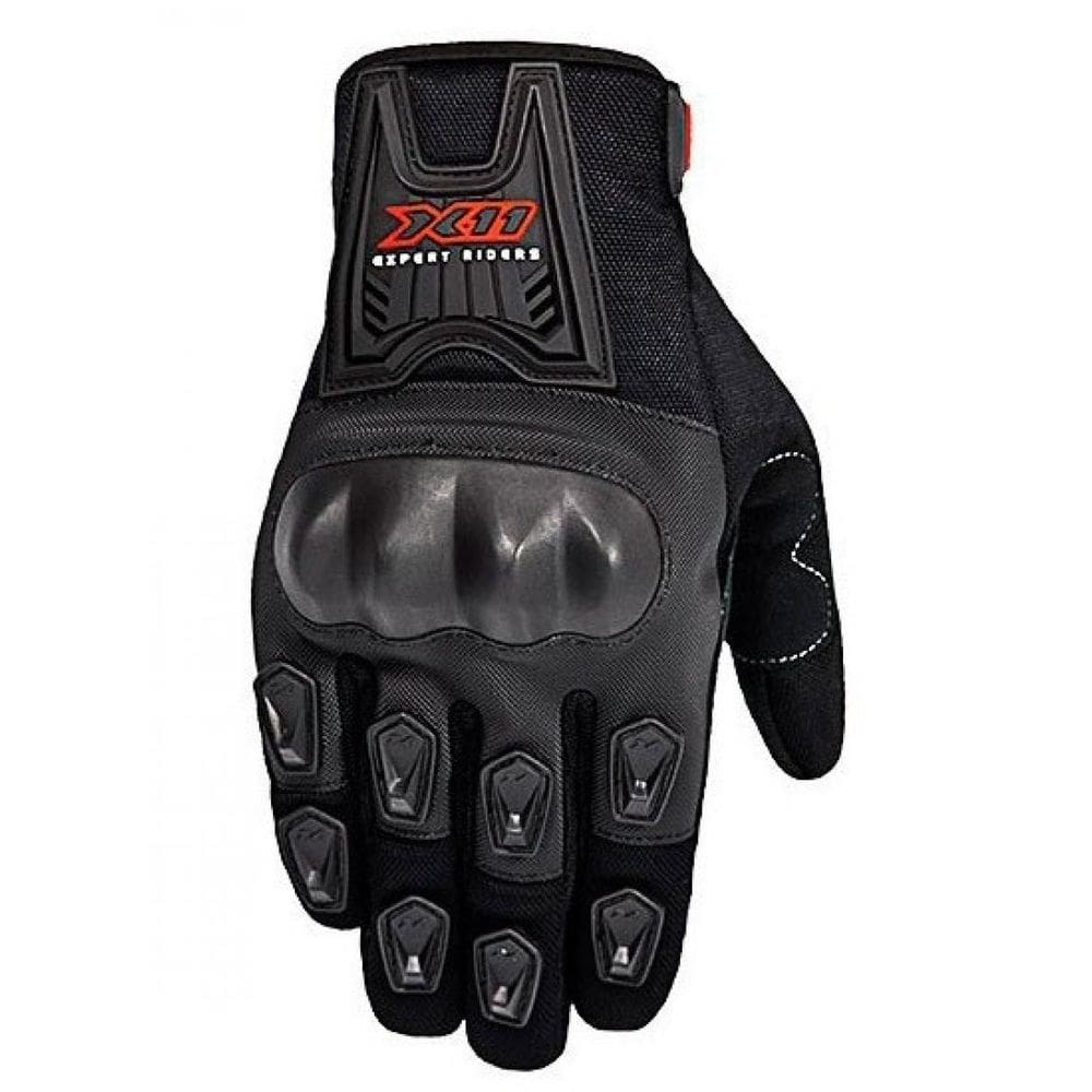 Luva X11 Blackout Verão Motociclista Proteção Tamanho G