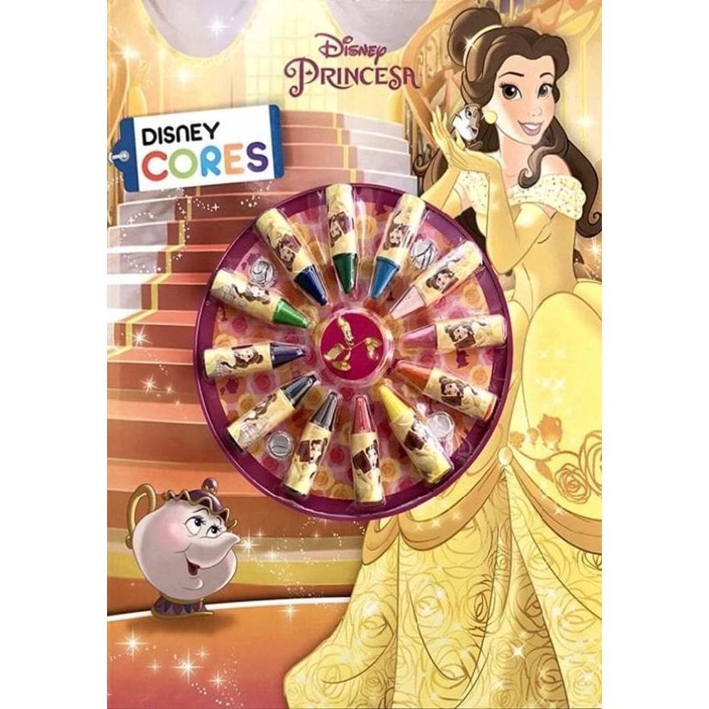 Livro Disney Cores - Diversão Colorida - A Bela E A Fera