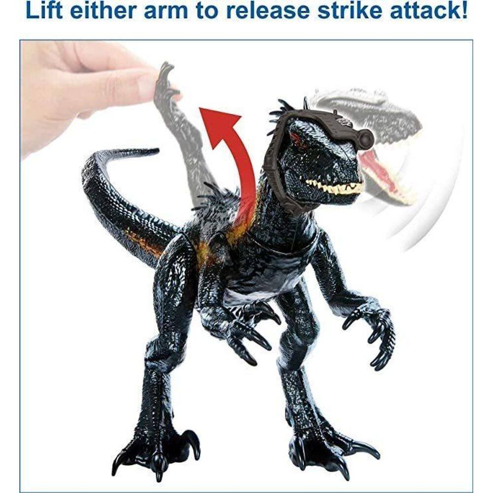 Dinossauro Indoraptor Dino Trackers Jurassic Com Som Mattel