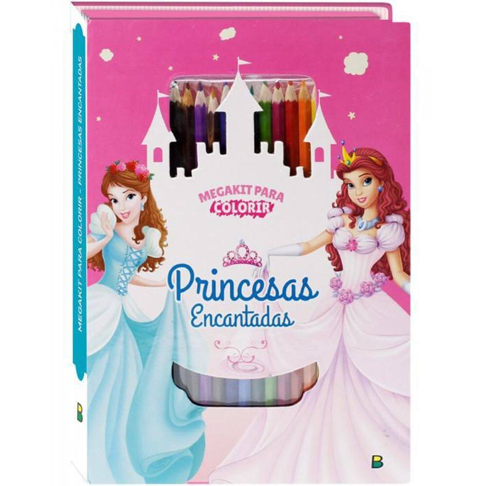 Megakit Para Colorir - Princesas Encantadas