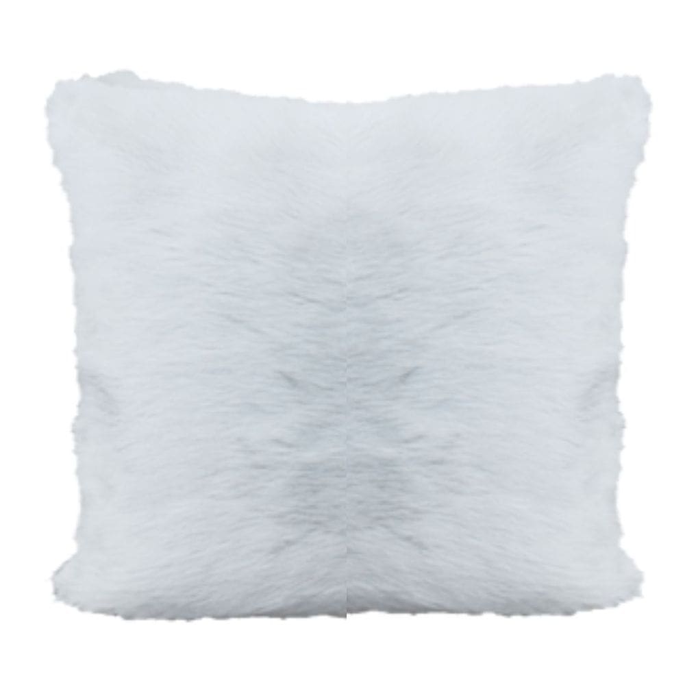 Almofada Pelo Sintético Branca 60x60cm 081-01 Decortextil