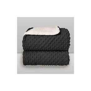 Cobertor Donna Laço Bebê Plush com Sherpa Dots Bolinhas