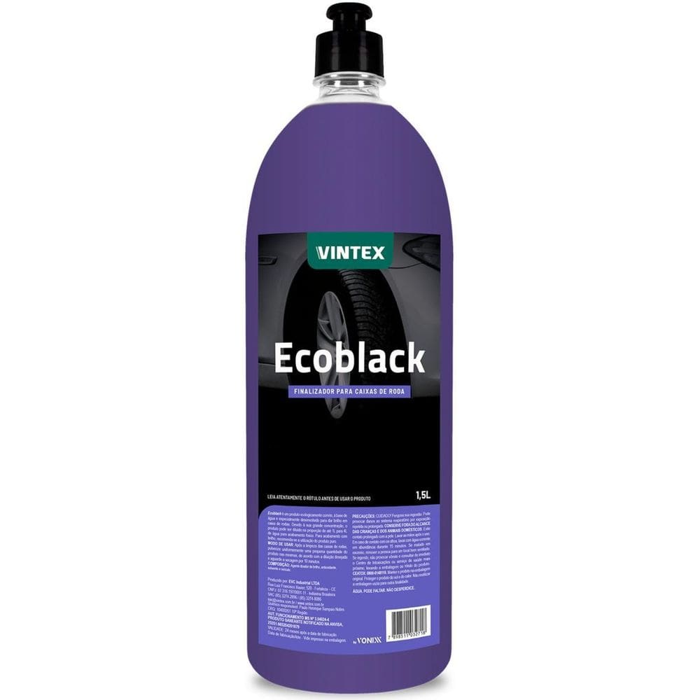 Ecoblack Finalizador Para Caixas De Rodas 1,5L Vonixx