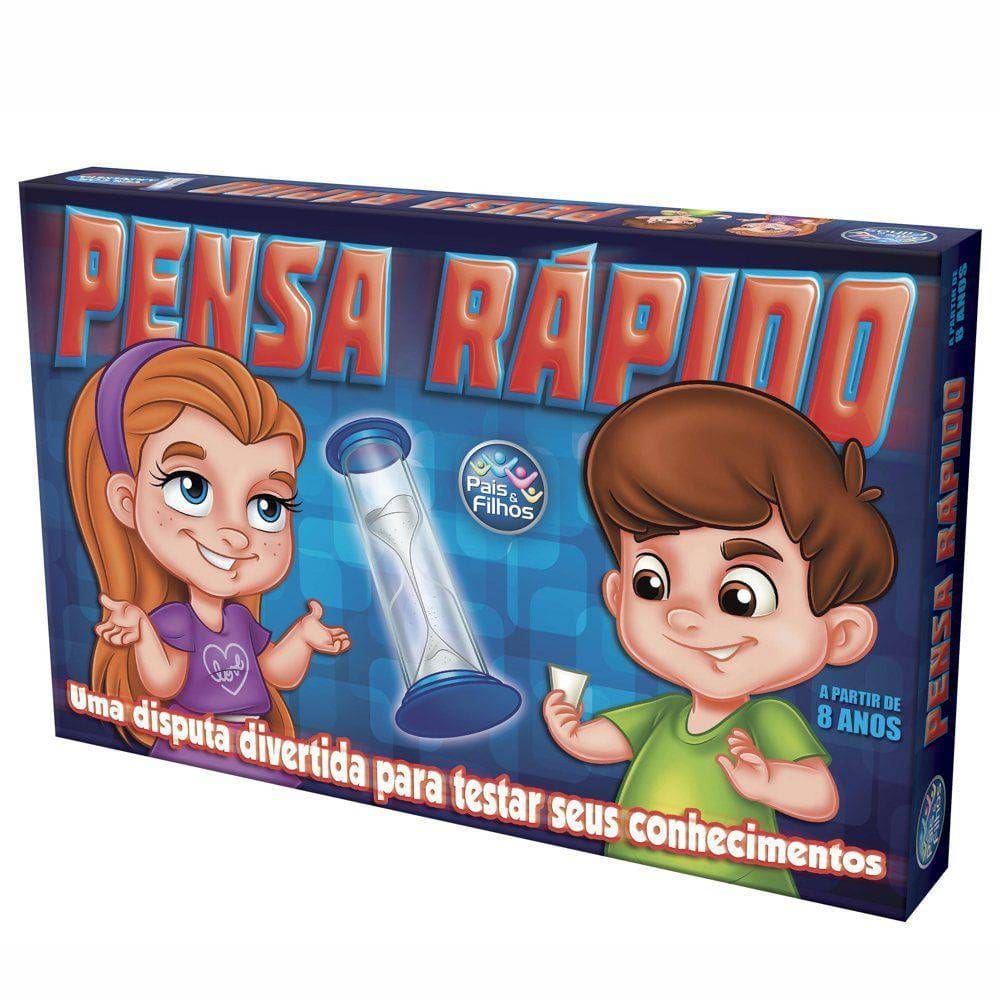 Jogo de Cartas Pensa Rápido - Desafio Divertido