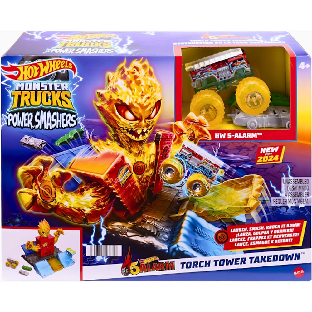 Hot Wheels Arena Demolição Apaga Incêndio HTP39 Mattel