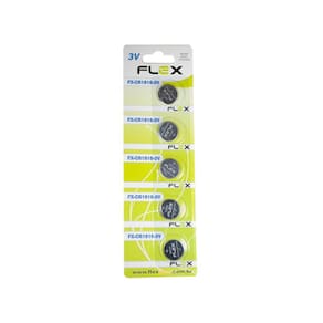 Bateria Cr1616 - Fx-Cr1616 3Volts Botão Cartela 5 Peças Flex