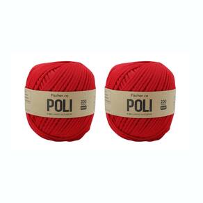 Kit 2 Fio Poli Cereja Fischer