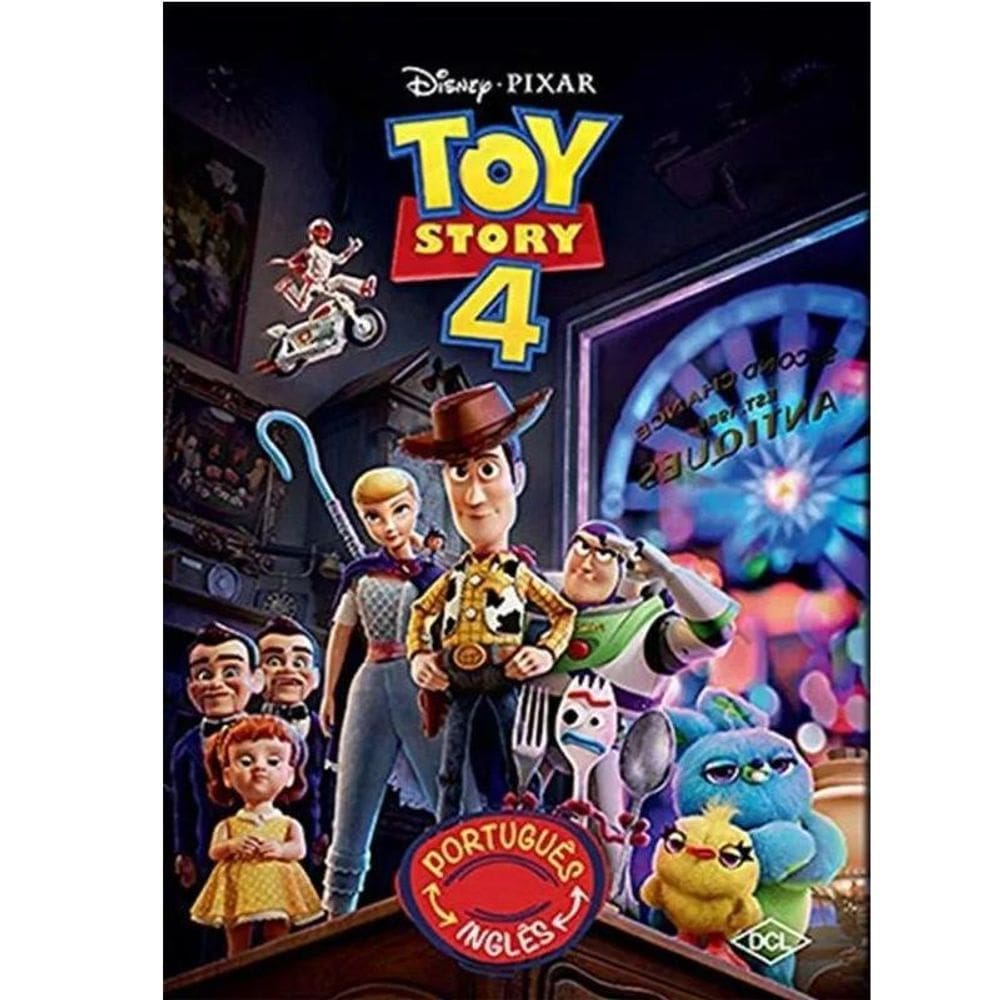 Livro Disney - Bilíngue - Toy Story 4