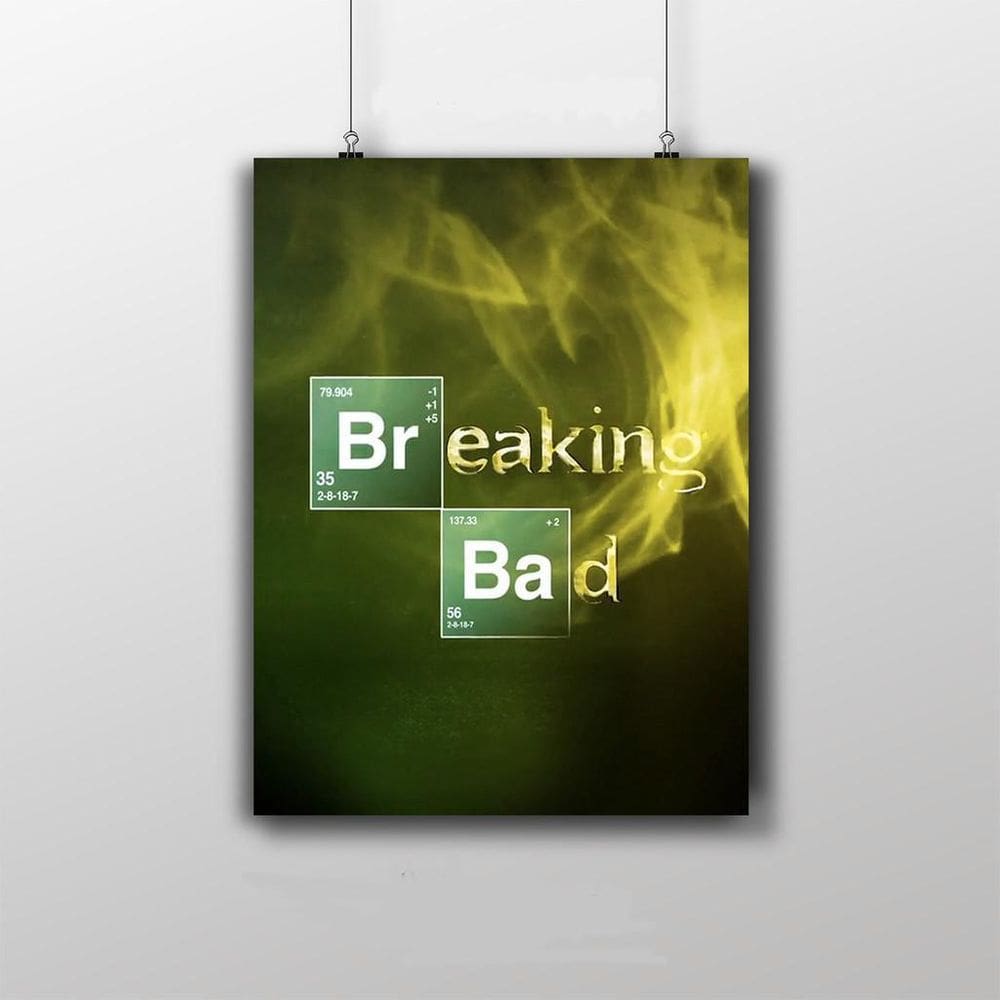 Placa Decorativa Breaking Bad Logo