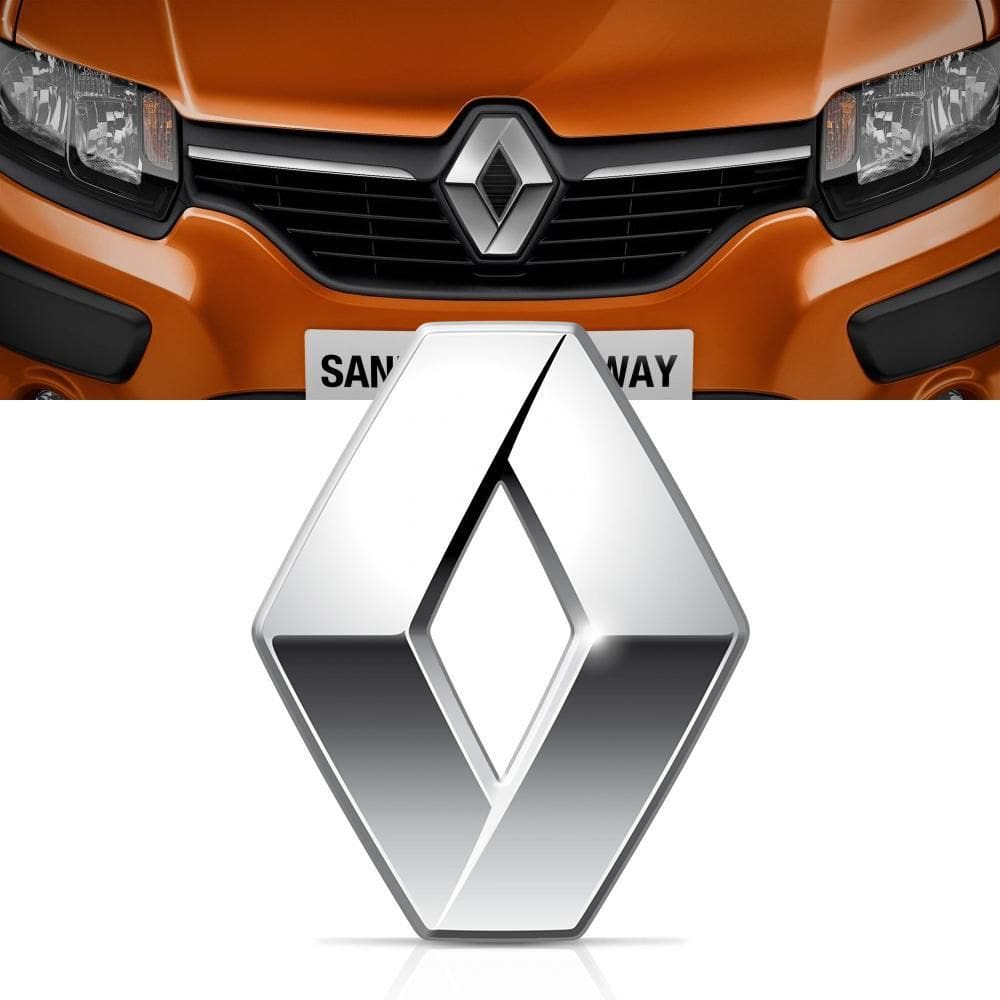 Emblema Grade Dianteira Renault Sandero Logan 2014-2019