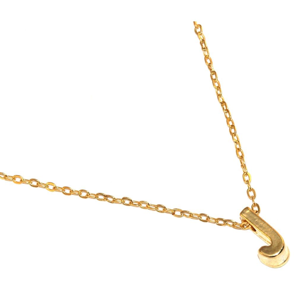 Colar Cordão Inicial Letra J Lembrancinha Folheado 18k