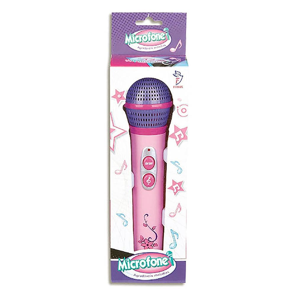 Microfone Infantil Rosa