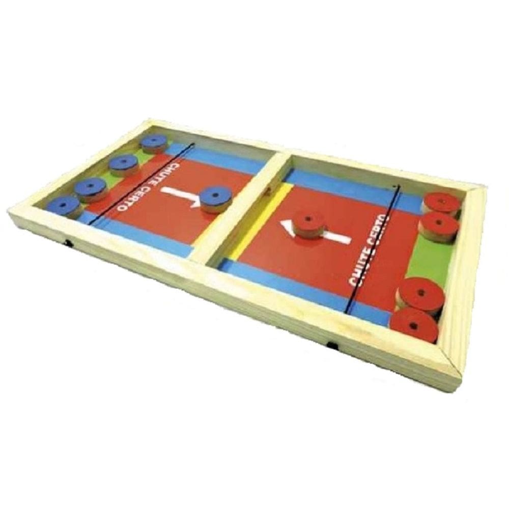 Tabuleiro de Madeira Chutes 48x26x2cm - ANVISA/INMETRO