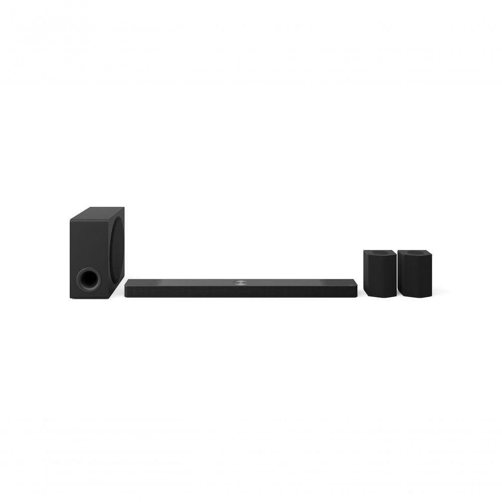 Home Theater Soundbar LG S95TR 810W RMS Dolby Atmos 9.1.5 Canais Caixas de Som Traseiras AI Room Calibration Pro DTS:X AI Sound Pro Wow Syner