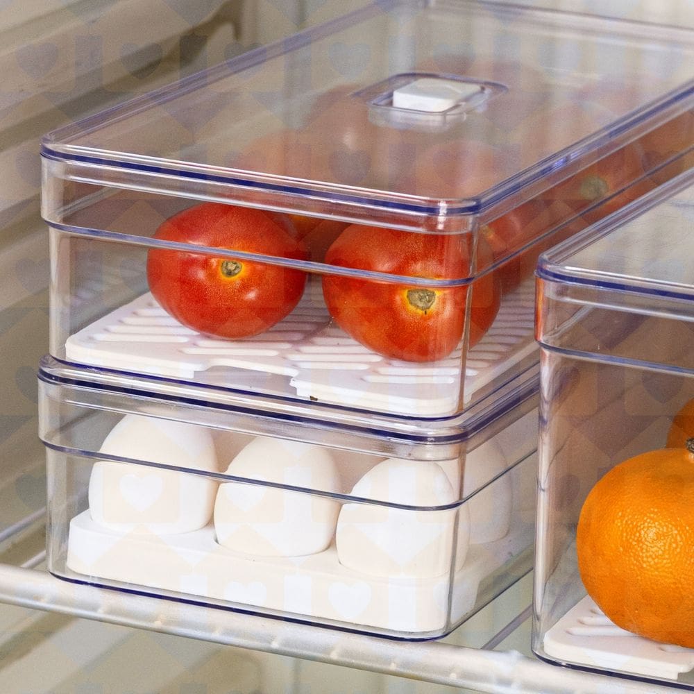 1 Organizador Resistente Transparente Ideal Cozinha Porta Ovos