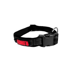 Coleira Kong Nylon Colar Preta Grande Para Cachorro