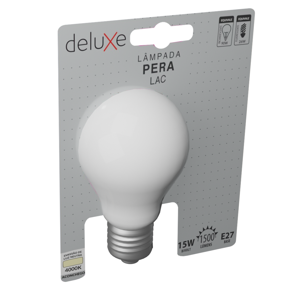 Lâmpada Led Pêra Filamento 15W
