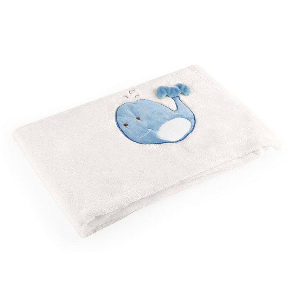 Manta Bege Baleia - Baby Pil