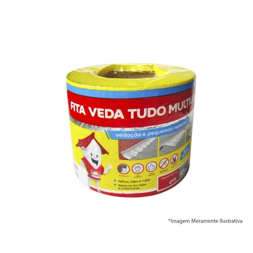 Fita Multi-Uso Veda Tudo Brasilit 30Cmx10M
