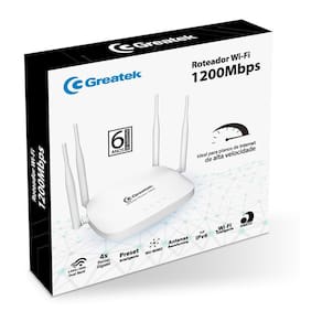 Roteador Wireless Gigabit Dual Band 1200 Mbps Greatek