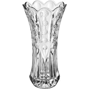 Vaso Decorativo Enfeite Casa Floreiro Home&co Vidro 29x14x14cm Transparente