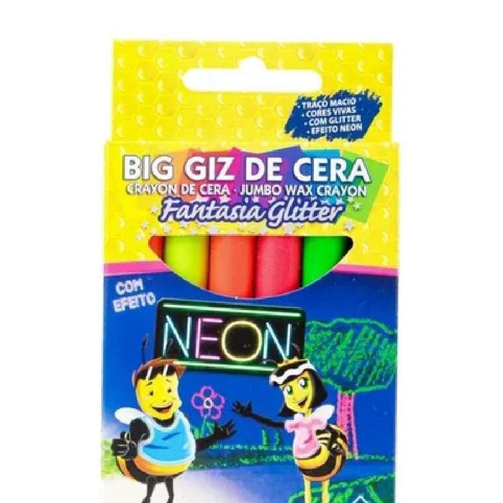 Big Giz De Cera Neon 6 Cores