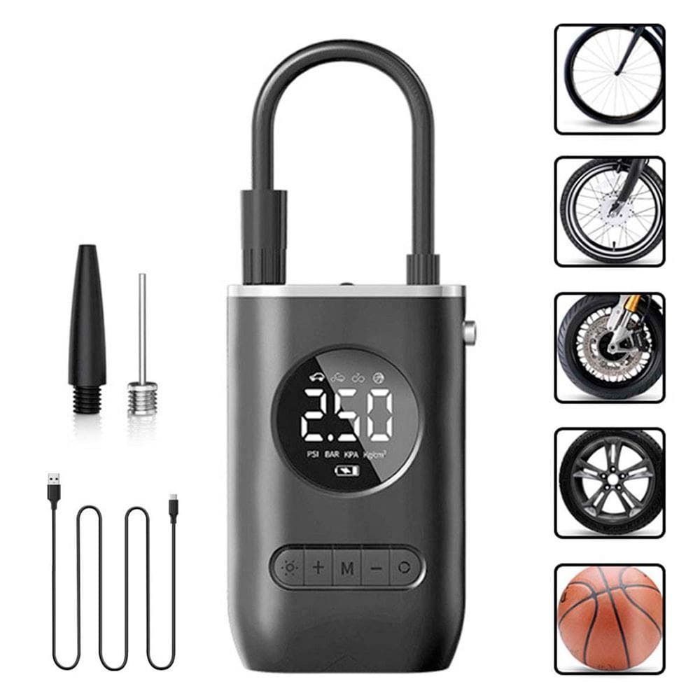 Mini Calibrador Ar Digital Pneu Carro Bike |