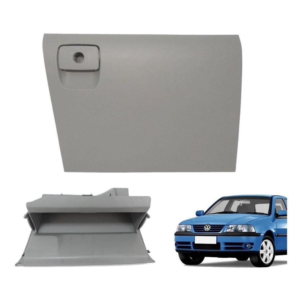 Tampa Porta Luvas Gol Parati Saveiro G3 99 2000 A 2005 Cinza