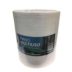 Pano Multiuso Slim 28Cmx240M Branco - Nobre