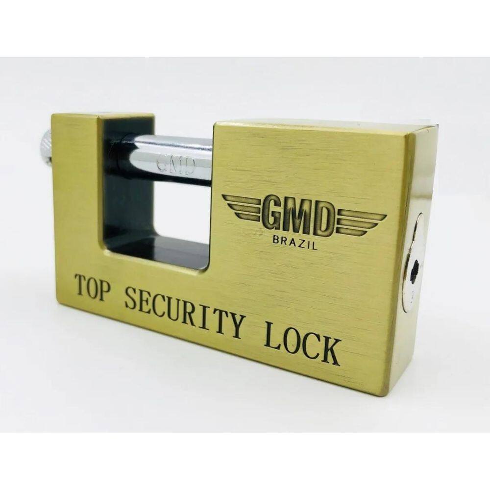 Kit 10 Cadeado Inviolavel Importado 80Mm Gmd