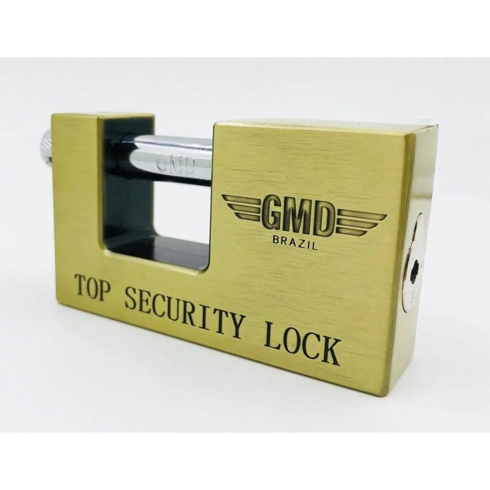 Kit 10 Cadeado Inviolavel Importado 80Mm Gmd