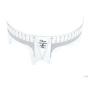 Régua Acrílica Eclépcya 20 cm - Modelagem de Sobrancelhas