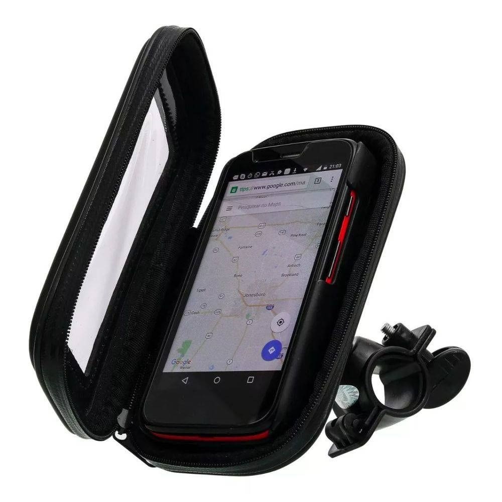 Suporte Capa Celular Universal Gps Moto Bike