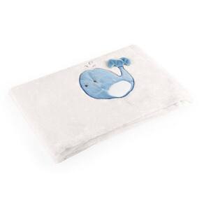 Manta Bege Baleia - Baby Pil