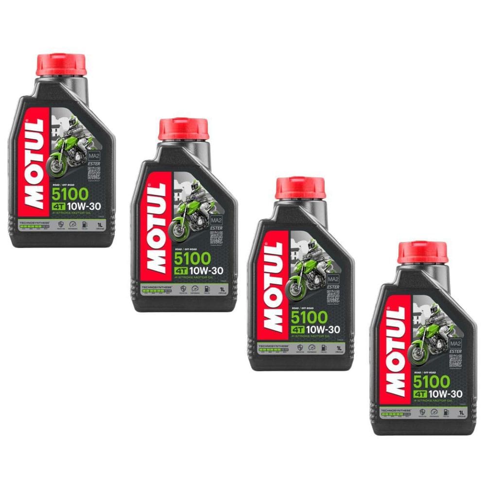 Óleo Motul 5100 4T 10W-30 API SL - 04 Litros