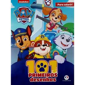 Livro: 101 Primeiros Desenhos - Paw Patrol