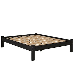 Cama Queen Turca New Madeira Maciça Cor Preto