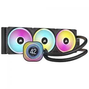 Water Cooler Corsair Icue LINK H150I LCD Aio 360MM P/ INTEL/AMD RGB Preto - CW-9061008-WW