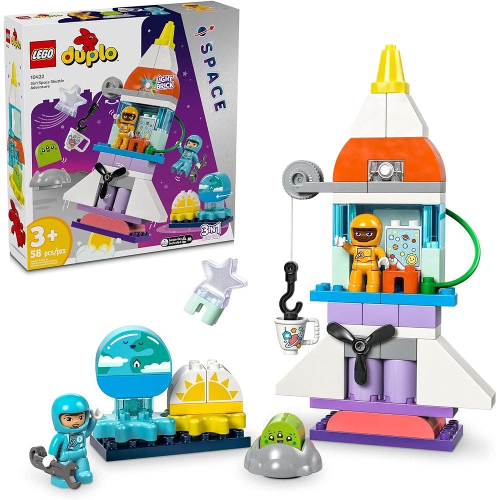 LEGO Duplo - Aventura no Ônibus Espacial 3 em 1 10422