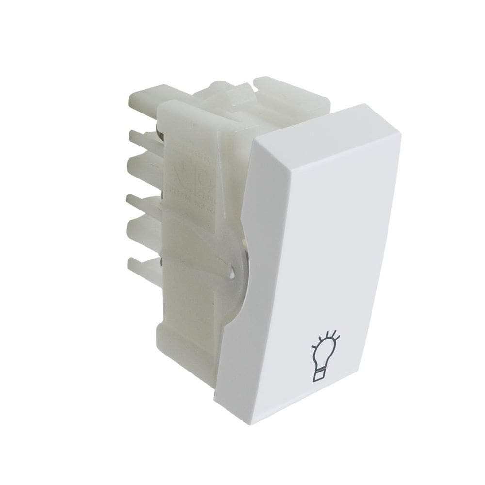Módulo Pulsador Minuteria Branco Siena 6002 Alumbra