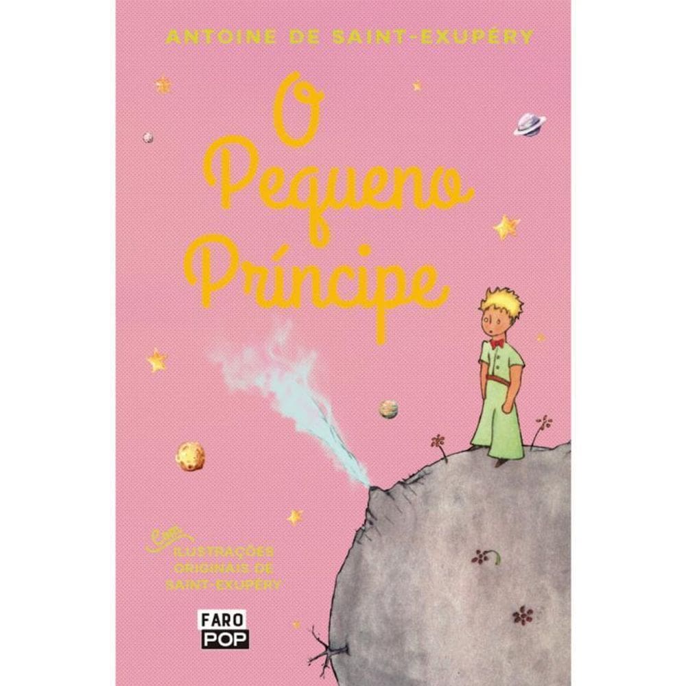 Livro Pequeno Principe Capa Rosa