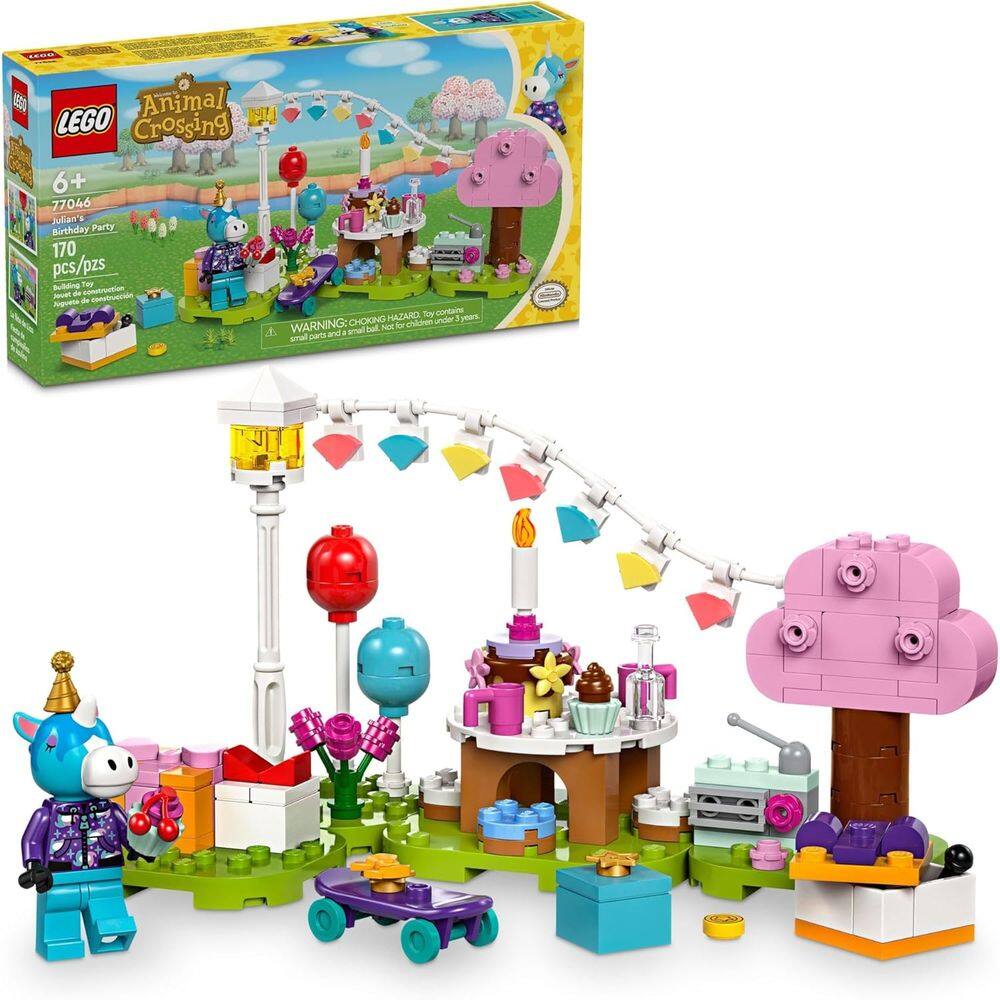 LEGO Animal Crossing - Festa de aniversario do Julian 77046
