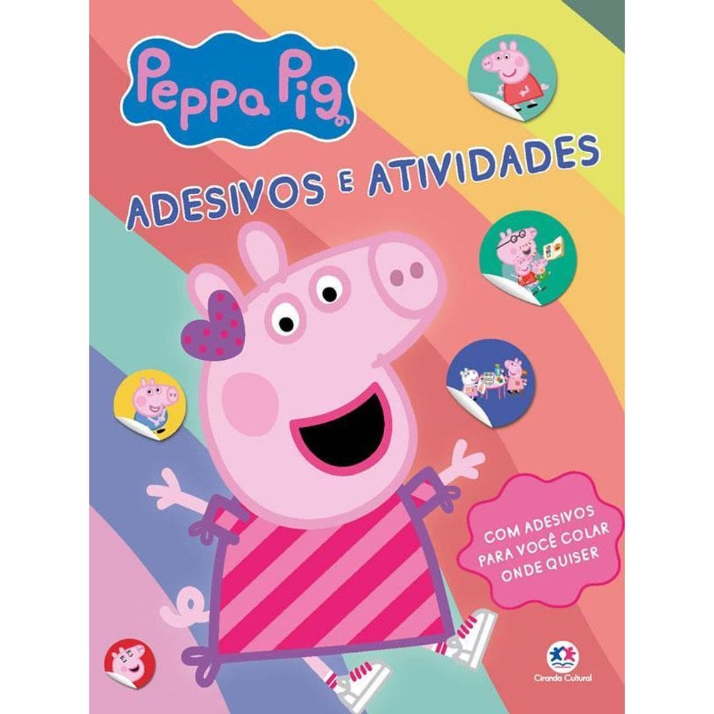 Livro Peppa Pig - Adesivos E Atividades