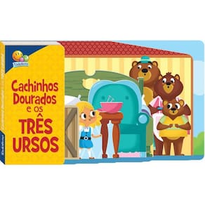 Livro Contos Com Abas: Cachinhos Dourados E Os Tr
