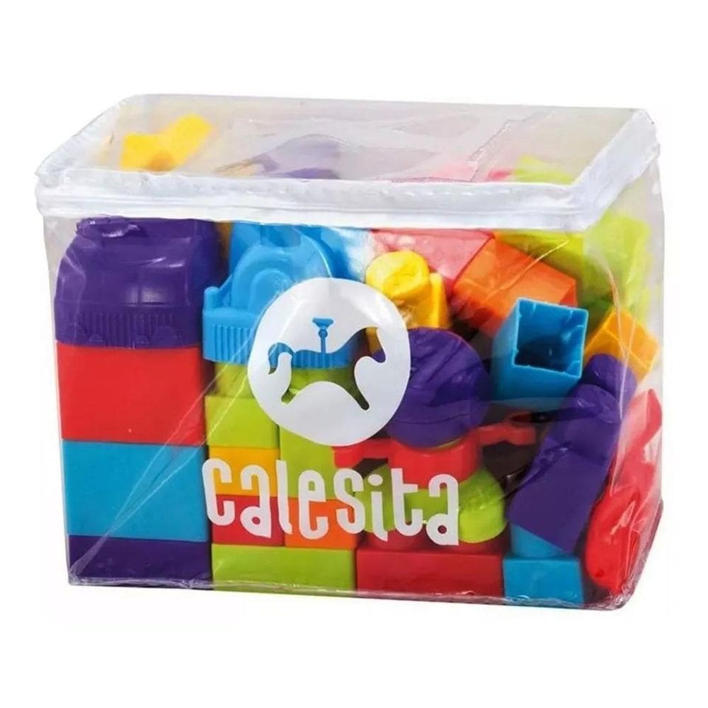 Brinquedo Calesita Super Blocks 39 Peças Sacola - 0009