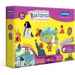 Quebra Cabeça Grandão - História Da Humanidade 120Pcs