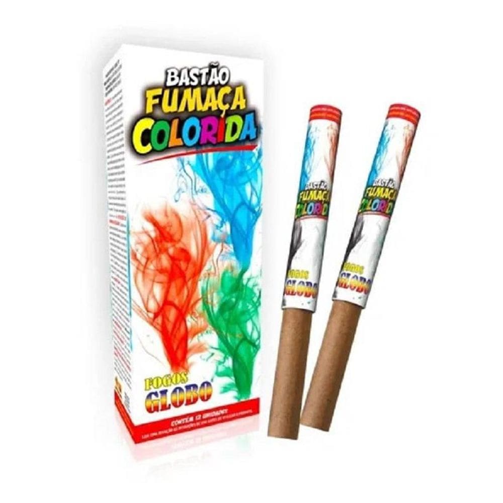 Fumaça Colorida Bastão 20 Mm Azul